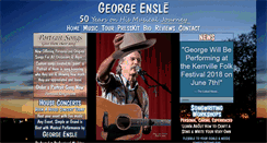 Desktop Screenshot of georgeensle.com