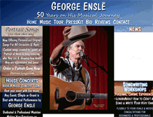 Tablet Screenshot of georgeensle.com